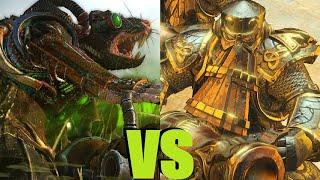 Метатели варп-огня vs Железные ящеры: Total War Warhammer 3. Immortal Empires. тесты юнитов v 4.1.3