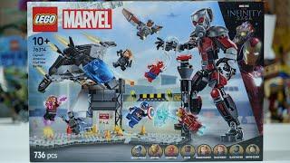 LEGO Marvel Super Heroes 76314 Captain America Civil War Action Battle - LEGO Speed Build Review