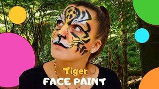 Easy Tiger FACE PAINT tutorial | TRUCCABIMBI