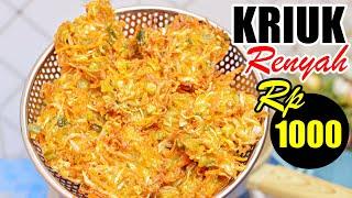 Vegetable Fritter | Crunchy Bakwan Made without Egg