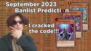 I Cracked the September 2023 Yu-Gi-Oh! Forbidden & Limited List | Here's what to expect!