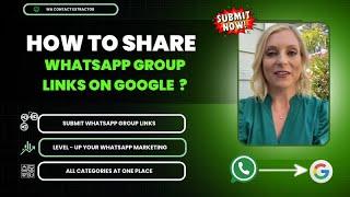 How to share WhatsApp group links on Google | WhatsApp group ka link Google par kaise dalte hai 2025