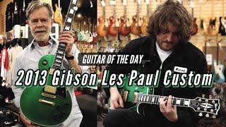 William H. Macy's 2013 Gibson Les Paul Custom Emerald Sparkle | Guitar of the Day