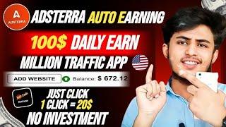 Adsterra Unique Auto Earning Trick | New Earning High CPM Method 2024 | Ali Subhan