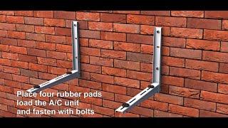 How to Install Mounting Brackets for Mini Split Ductless AC