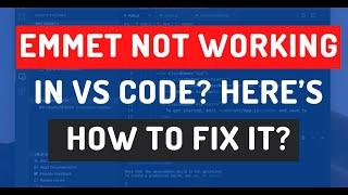  Emmet is Not Working in Visual Studio Code |Here’s How You Can Fix This Problem -NPL Technical