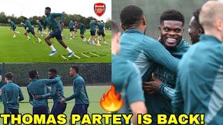 Happy To Be BACK!Arsenal Players Welcome Thomas Partey with Guard of Honour!Arsenal Training