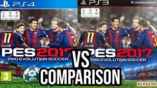 PES 2017 PS4 Vs PS3