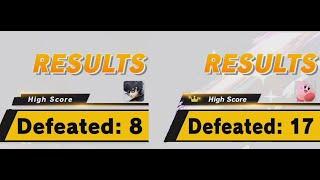 Cruel Smash with Kirby (17 KOs) and Joker (8 KOs)