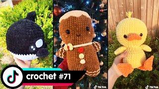 TIKTOK CROCHET AND KNITTING COMPILATION #71 - Peachtok