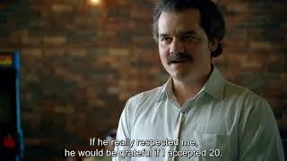 Pablo Escobar raises the war tax (Narcos S01E09 - Wagner Moura)