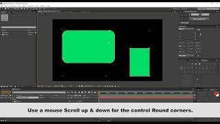 How to create a Rounded Corners in mask  [After effects-Tips] - This will works on shapes too.