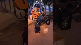 Busker on the Vegas Strip.   VID 20240523 005909