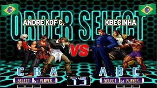 KOF 2002 - ANDRE KOF C. vs KBECINHA ⭐ El Mejor K9999 de Brasil desafía al Mestre KBC