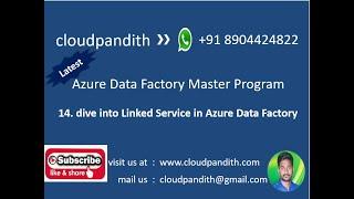 14. Deep dive into Linked Service in Azure Data Factory || Category of Linked Services in ADF