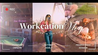 Workcation Vlog | accounting practice owners, setting goals, productivity & fun!