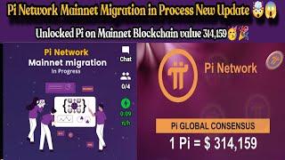 Pi Network Mainnet Migration in Progress Update |New Kyc Eco system | Blockchain value $314,159 