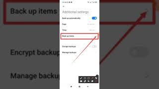 Setting App not enable automatically backup mode| Redmi and Xiaomi