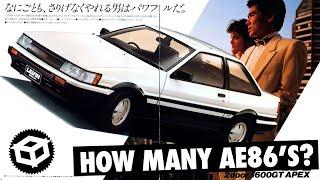 Toyota AE86 - How Many Did They Make? (And A Brief History) | Juicebox Unboxed #62