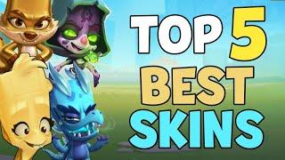 Top 5 Best Skins | Zooba