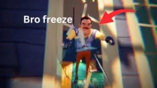 What happens if you hack when intro don't end? (hello neighbor)