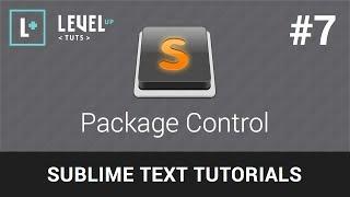 Sublime Text Tutorials #7 - Package Control