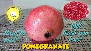 HOW TO PEEL POMEGRANATE EFFORTLESSLY  JnC CORNER