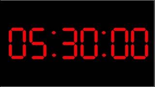 5 hour and 30 minute Alarm Clock - 5.5 Hour Countdown with Loud Alarm