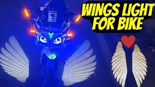 Wings Light For Bike | How to install Wings light | पर वाली लाइट