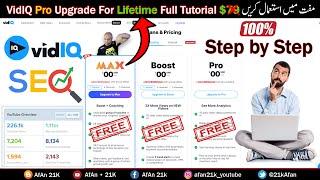 VidIQ Basic to Pro New Vision 2024 Tutorial Urdu/Hindi  Vidiq Boost 100% Working  Vidiq Chrome Use