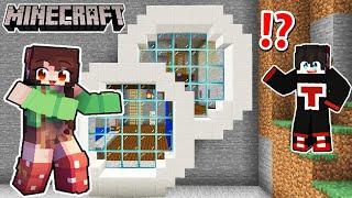 How to Build A Mountain Secret House in Minecraft ( Tagalog )