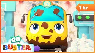 Buster and the Magical Bubble Ride 🫧| Go Buster - Bus Cartoons & Kids Stories