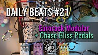 Daily Beats #21 - Ambient Soundscape with Eurorack modular & Chase Bliss pedals