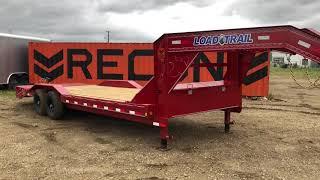 LOADTRAIL 102”x24’  GOOSENECK CARHAULER 14000GVWR