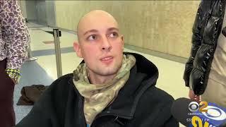 Vladyslav Orlov, a Ukrainian soldier, arrives in NYC for surgery at HSS, avoiding leg amputations!