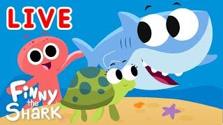  Finny The Shark Livestream | Kids Songs | Super Simple Songs