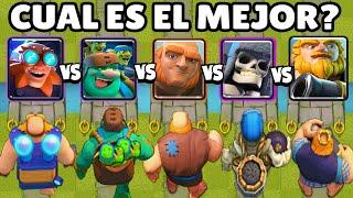 CUAL ES EL MEJOR GIGANTE? | OLIMPIADAS de GIGANTES | 1vs1 | NUEVO GIGANTE ELECTRICO | CLASH ROYALE