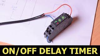 How on delay and off delay timer works|ELECTRECA