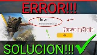 Solución :ERROR de CONEXIÓN DE RED en FREE FIRE nuevo metodo