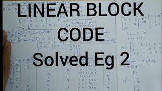 Linear Block Coding (Solved Example 2) in Hindi