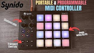 PORTABLE/CUSTOMIZABLE MIDI Controller - Synido TempoPad - Demo/Review