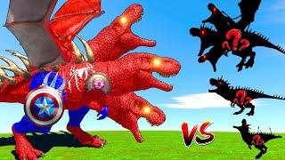 Spiderman T-rex Evolution vs Dinosaurs Fighting in Animal Revolt Battle Simulator