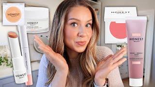 HONEST Beauty Makeup & Skincare Review - I'm already OBSESSED with so many things!