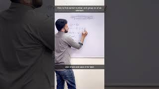 Period number and group number of an element.#youtubeshorts #science #sciencefacts #chemistry