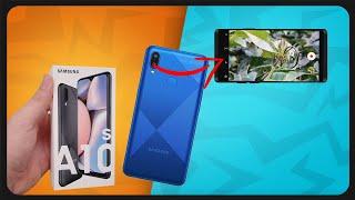 GALAXY A10s 32GB UNBOXING E TESTE DE CÂMERAS