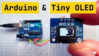 Arduino + Tiny OLED  (Tutorial for beginners, Arduino UNO, SSD1306 72x40px OLED Display, u8g2)