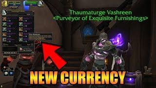 Titan Residuum Thaumaturge Vashreen BfA Patch 8.1 Location (NEW Mythic Plus Currency)