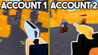 I Played Arsenal On TWO ACCOUNTS At ONCE... (ROBLOX)