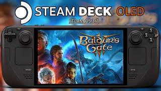 Baldur's Gate 3 Steam Deck OLED Performance | Steam OS 3.7 Baldur's Gate 3 Gameplay Settings