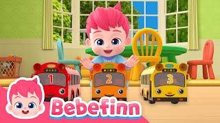 EP65 | Ten Little Buses  | Number Song for Kids | Bebefinn Sing Along2 | Nursery Rhymes